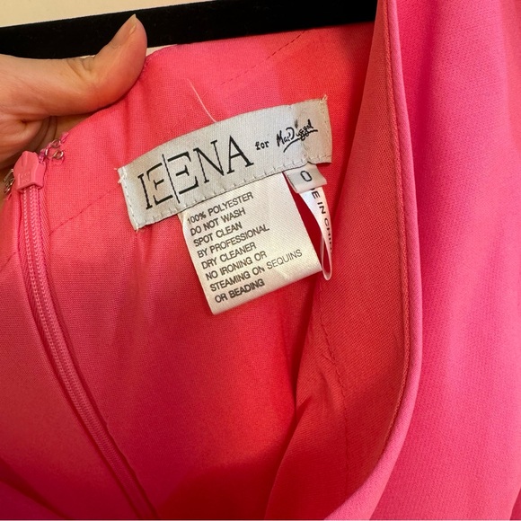 Mac Duggal Pink One-Shoulder Dress Size 0 - Picture 5 of 6